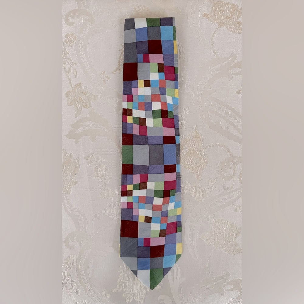 The Gallery Collection Paul Klee "Blossoming" Silk Neck Tie